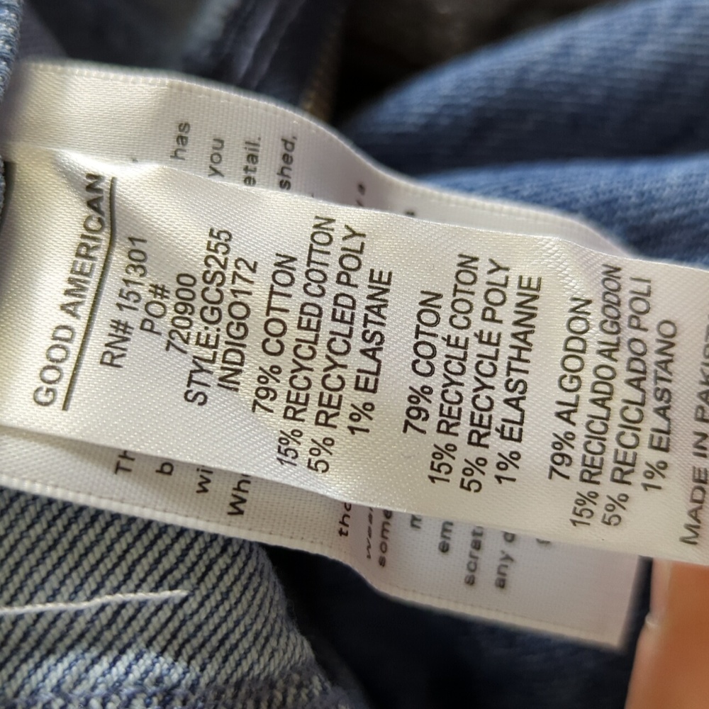 Good American High Rise, Good Classic, Blue Denim, size 29. - Picture 7 of 14
